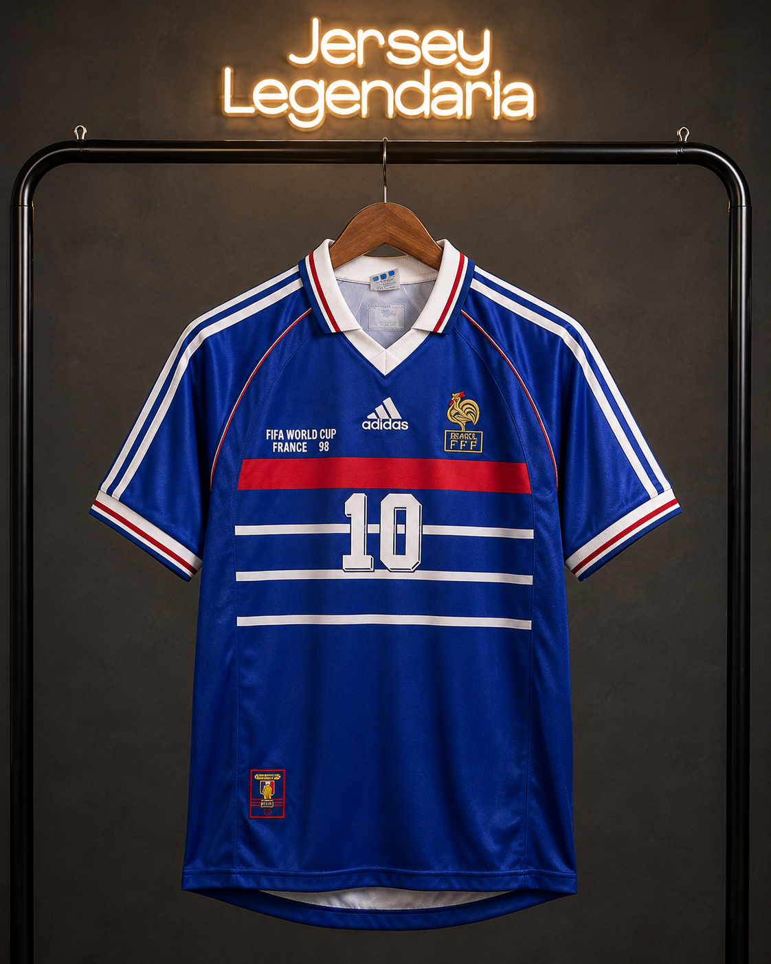 Jersey Retro Francia 1998 – Zidane #10